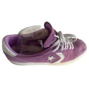 Converse Women's Light Purple Leather Tennis Shoes/Sneakers